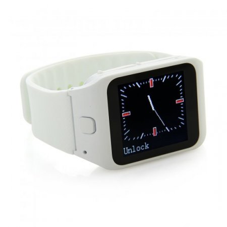 Atongm W003 Smart Watch Phone 1.44 Inch Touch Screen Bluetooth Camera FM White
