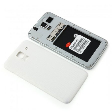 NanDan N5 Smartphone Android 4.4 MTK6582 Quad Core 3G OTG GPS 5.5 Inch- White