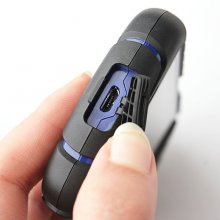 V5 Shockproof Smart Phone Android 2.3 MTK6515 1.0GHz WiFi 3.5 Inch Touch Screen Blue