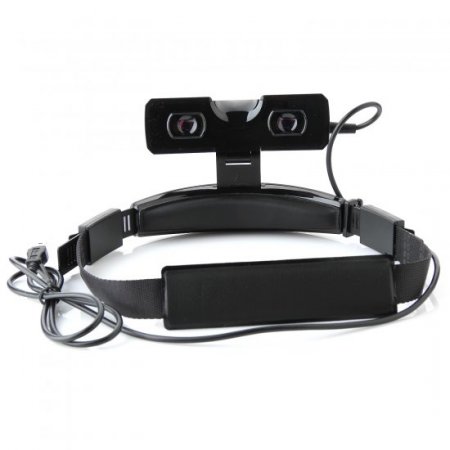 27" Virtual Screen Personal 2D/3D Viewer Headband Video Glasses Cinema 16:9 with AV-In