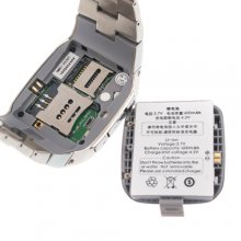 TW810 Watches Style Cell Phone IPS Screen Bluetooth Java Camera Silver