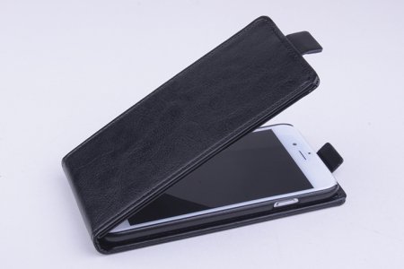 4.7Inch Protective PU Leather Flip Case for iPhone 6 Smartphone Black