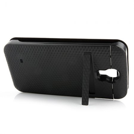 Leather Power Pack External Battery Case for Samsung I9200 - Two-color Optional