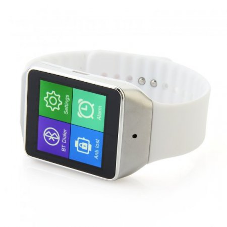 Atongm W006 Smart Bluetooth Watch 1.54 Inch Touch Screen with Mic - White