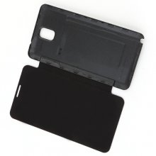 Portable Leather Flip Case Cover for Samsung Galaxy Note III Black