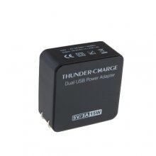 Universal 3A/5V Dual USB Power Adapter