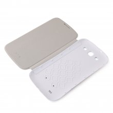 Original Battery + White Flip Cover Case + Screen Protector for Star N9330 Smartphone