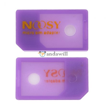 Micro SIM Adapter Purple for All Cell Phone Color Random