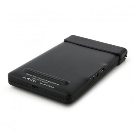 Flyshark iLepo 360 Foldable Metal Ultra-thin Bluetooth Keyboard Remote Camera Black