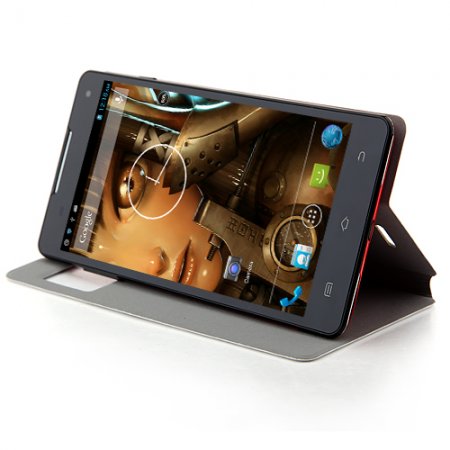 S8 Smartphone Android 4.2 MTK6589 Quad Core 6.0 Inch HD Screen 3G Gesture Sensing 1GB 16GB -Red