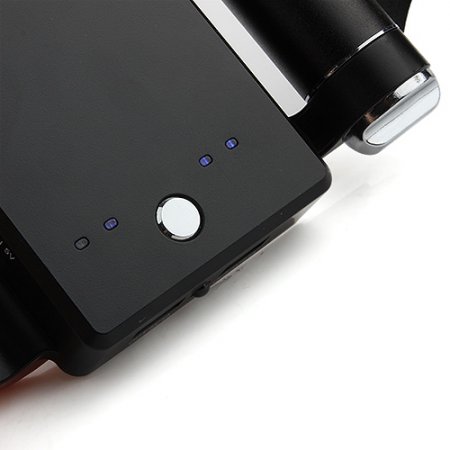 Dual-USB Metal Mobile Power Bank with Stander for Mobile Phone Tablet PC PSP