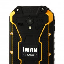 iMAN i6 Walkie Talkie Smartphone IP68 Android 4.4 MTK6592 4.7 Inch 2GB 32GB NFC Yellow