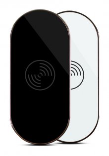 UP3 Portable Arc-shaped Qi Wireless charging Transmitter with LED Indicator 5W Black