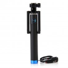 Dispho Original Bluetooth Selfie Stick Integrated Foldable Smart Shooting Aid Blue