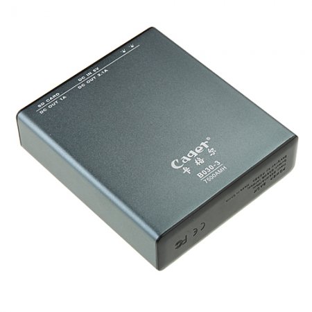Cager B030-3 7500mAh Mobile Booster Card Reader Power Bank for iPhone iPad iPod PSP Player