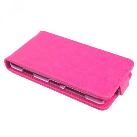 Leather Flip Cover Case Stand Nokia Lumia 820 Smartphone Pink