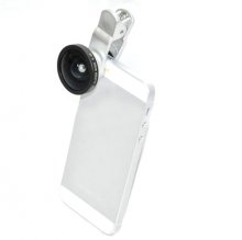 OD-005 Super Wide 0.4X Detachable Lens for Digital Camera & Smartphone Silver