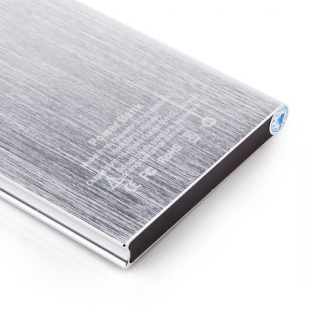 IHT P-18 18000mAh Dual USB Power Bank for iPhone iPad Smartphone - Silver