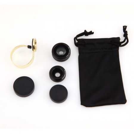 3-in-1 Universal Lens with Three Lens Effect Suitable for Mobile Phone Tablet PC