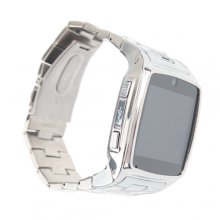 TW810 Watches Style Cell Phone IPS Screen Bluetooth Java Camera Silver