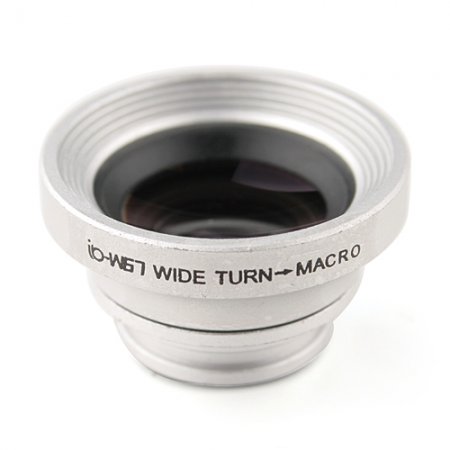 H8001 Detachable Lens for Mobile Phone Tablet PC Clip Wide Macro Lens