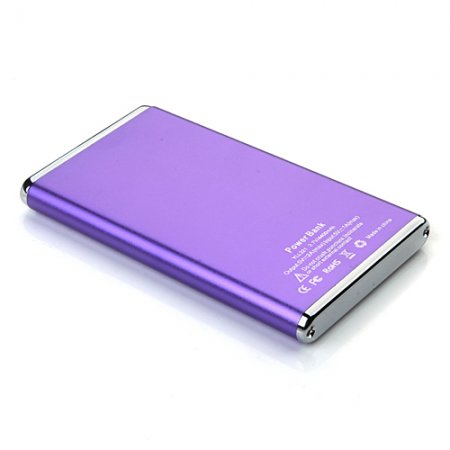 Portable Ultra-thin Mobile Power Bank 4400mAh for Mobile Phone Tablet PC 5 Color