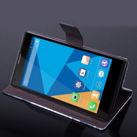 Fashion Painting Plain Girl Flip Cover Stand Case For Doogee DG550 Smartphone