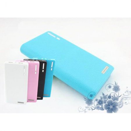 Fashion Wallet Pattern 12000mAh Mobile Power Bank for Smartphone Tablet PC