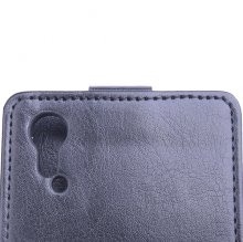 Leather Flip Cover Case Protect Case for Cubot X9 Smartphone Black