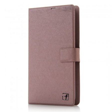 Fashion Leather Flip Cover Stand Case for MEIZU m1 note Smartphone Champagne