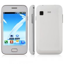 Used Tengda 6802 Smartphone Android 4.1 OS SC6820 1.0GHz 3.5 Inch 2.0MP Camera- White