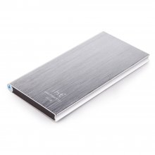 IHT P-18 18000mAh Dual USB Power Bank for iPhone iPad Smartphone - Silver