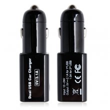 Dual USB Car Charger 5V/3.1A Charge 2 USB Devices at the Same Time 2 Colors Available
