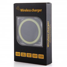Q5 Portable Mini Wireless Charger Pad for Qi Compliant Devices Yellow&Black