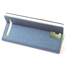 Protective PU Leather Flip Case for Elephone P2000 Smartphone Blue