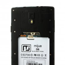 Mijue G6 Smartphone Android 4.4 MTK6572W Dual Core 5.5 Inch Smart Wake 3G Black