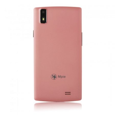 F1 Smartphone Android 4.4 MTK6572W Dual Core 5.0 Inch 3G Smart Wake Pink