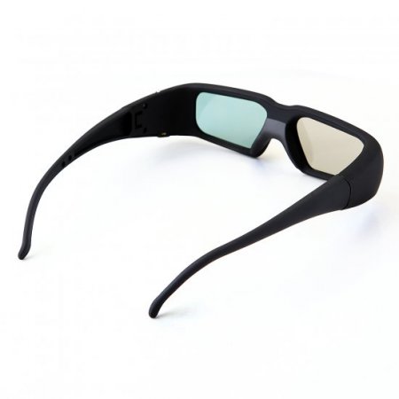 SG08-BT 3D Active Shutter Glasses LCD Lens for TV Projectors Support Bluetooth Black