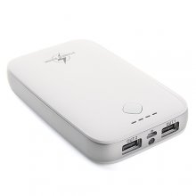 15000mAh Portable Dual USB Port Flashlight Power Bank 2 Color