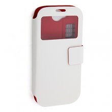 ZeroFire S-View Flip Cover Protective Stand Case for ThL W8S W8 Series Smartphone- White