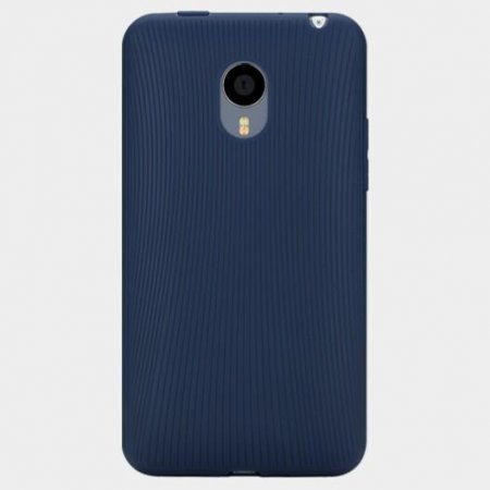 Original TPU Protective Back Cover Case for MEIZU m1 note Smartphone Dark Blue