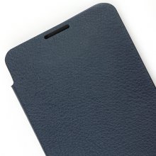 Portable Leather Flip Case Cover for Samsung Galaxy Note III Dark Blue