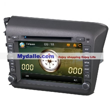8 inch Car autoradio gps navigation system player Special Car dvd for Honda Civic 2012
