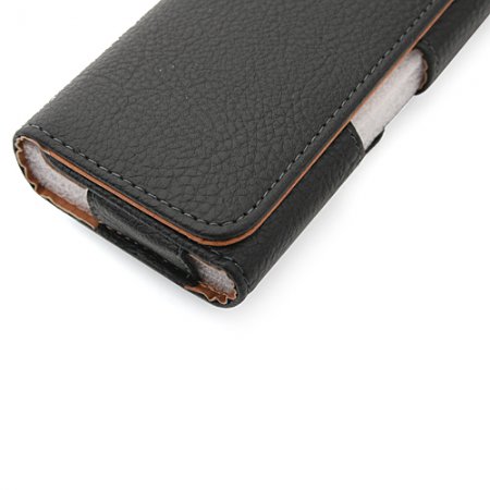 Magnetic Closure Protective Leather Case Cover for Hero V6888 Smartphone Black