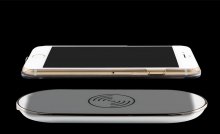 UPi6 5W Qi Wireless Charger Receiver Case for iPhone 6 Gold