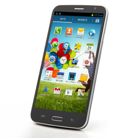 N9600 Smartphone Android 4.2 MTK6589T Quad Core 6.0 Inch 1GB 16GB HD Screen Gesture Sensing- Blue