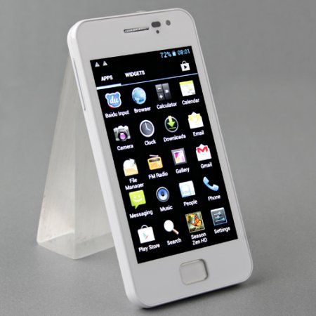 JIAYU G2 Dual Core Smart Phone 4.0 Inch IPS Screen Android 4.0 MTK6577 1.0GHz 3G GPS- White