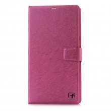 Fashion Leather Flip Cover Stand Case for MEIZU m1 note Smartphone Rosy