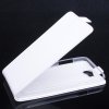 Leather Flip Cover Case Protect Case for InFocus M530 Smartphone White