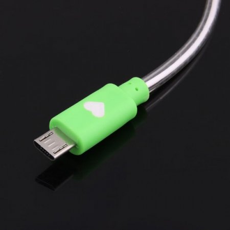 3-in-1 Colorful LED Light USB Charging Date Cable for iPhone iPad